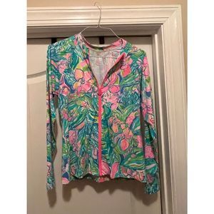 Lilly Pulitzer Surf Gypsea Sunny Rashguard Zip Jacket